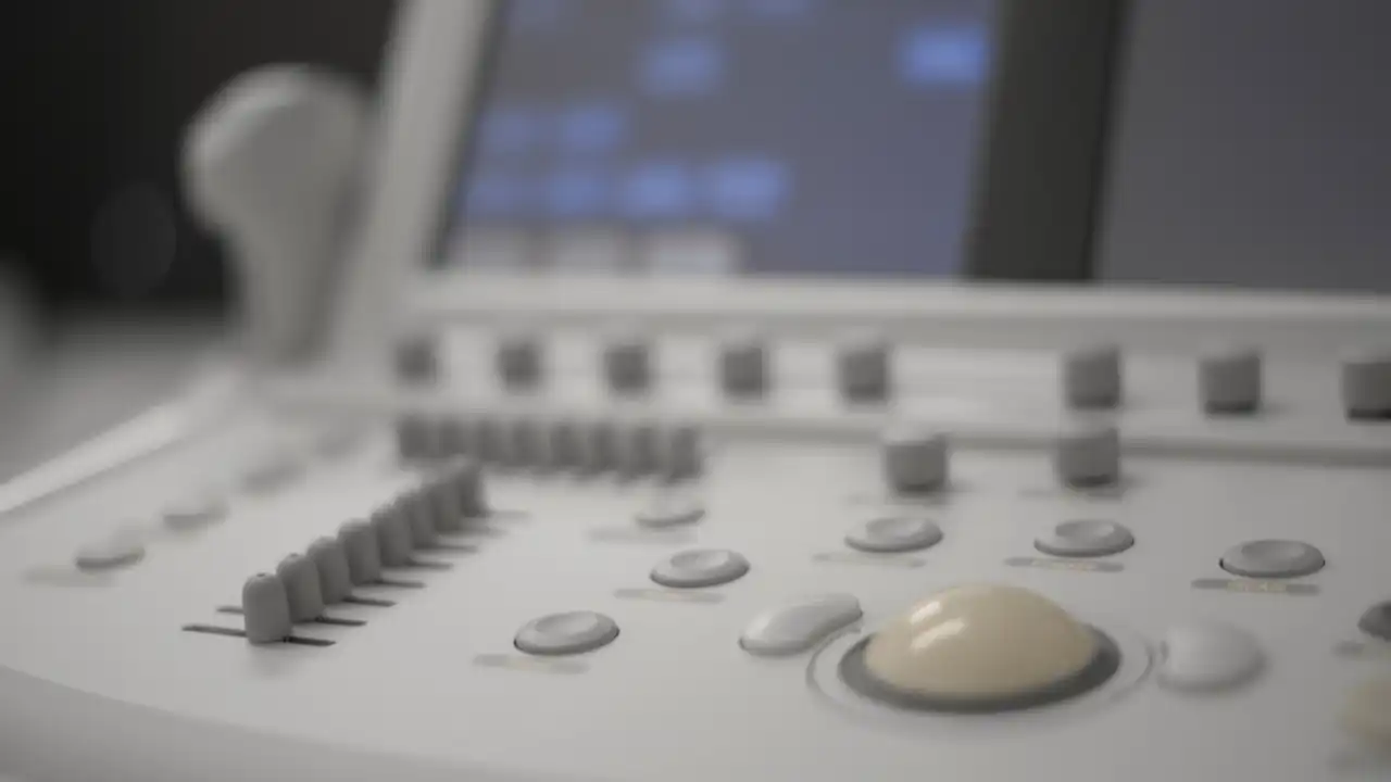 Sonografie Gerät für Schilddrüsenuntersuchung